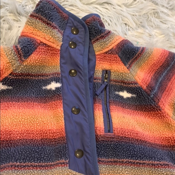 American Eagle Outfitters Multicolor Fleece Jacket - Picture 4 of 4